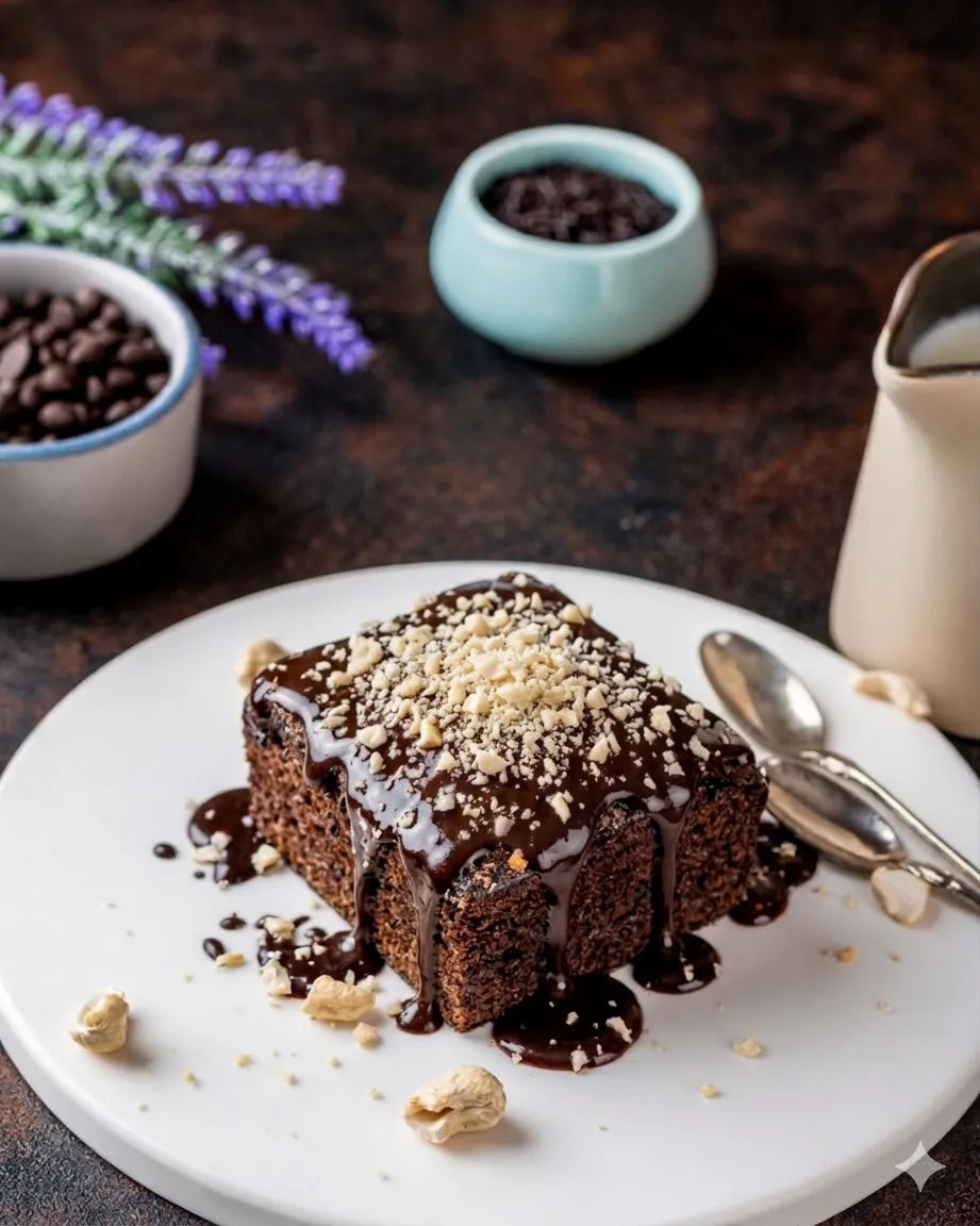 Brownie Cake With Choco Sundae