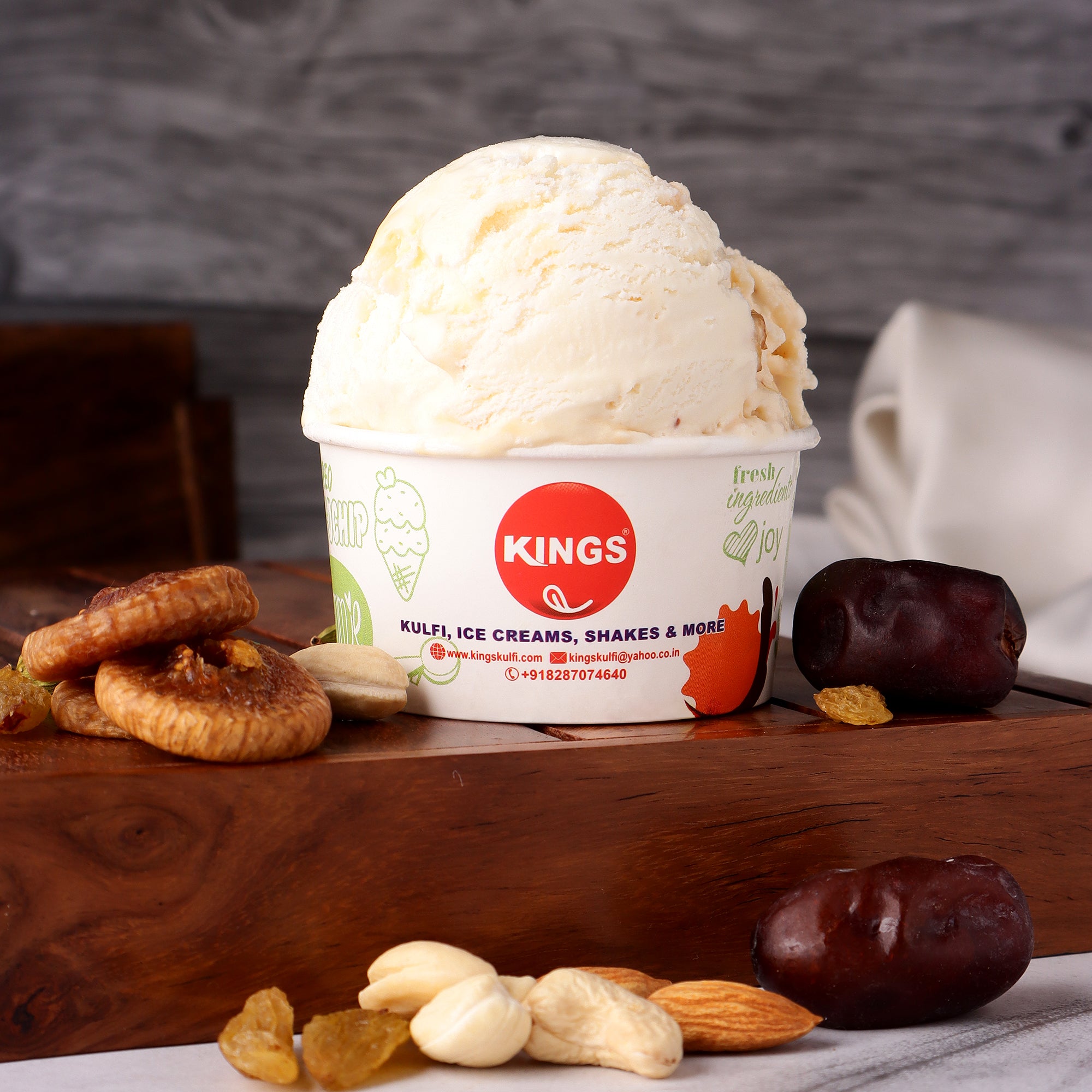 Dry Fruit SugarFree Icecream