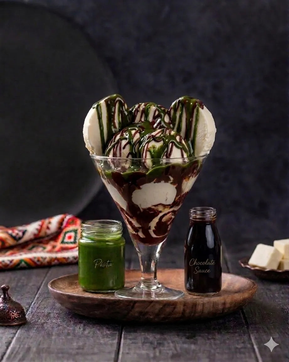 Dubai Kunafa Sundae