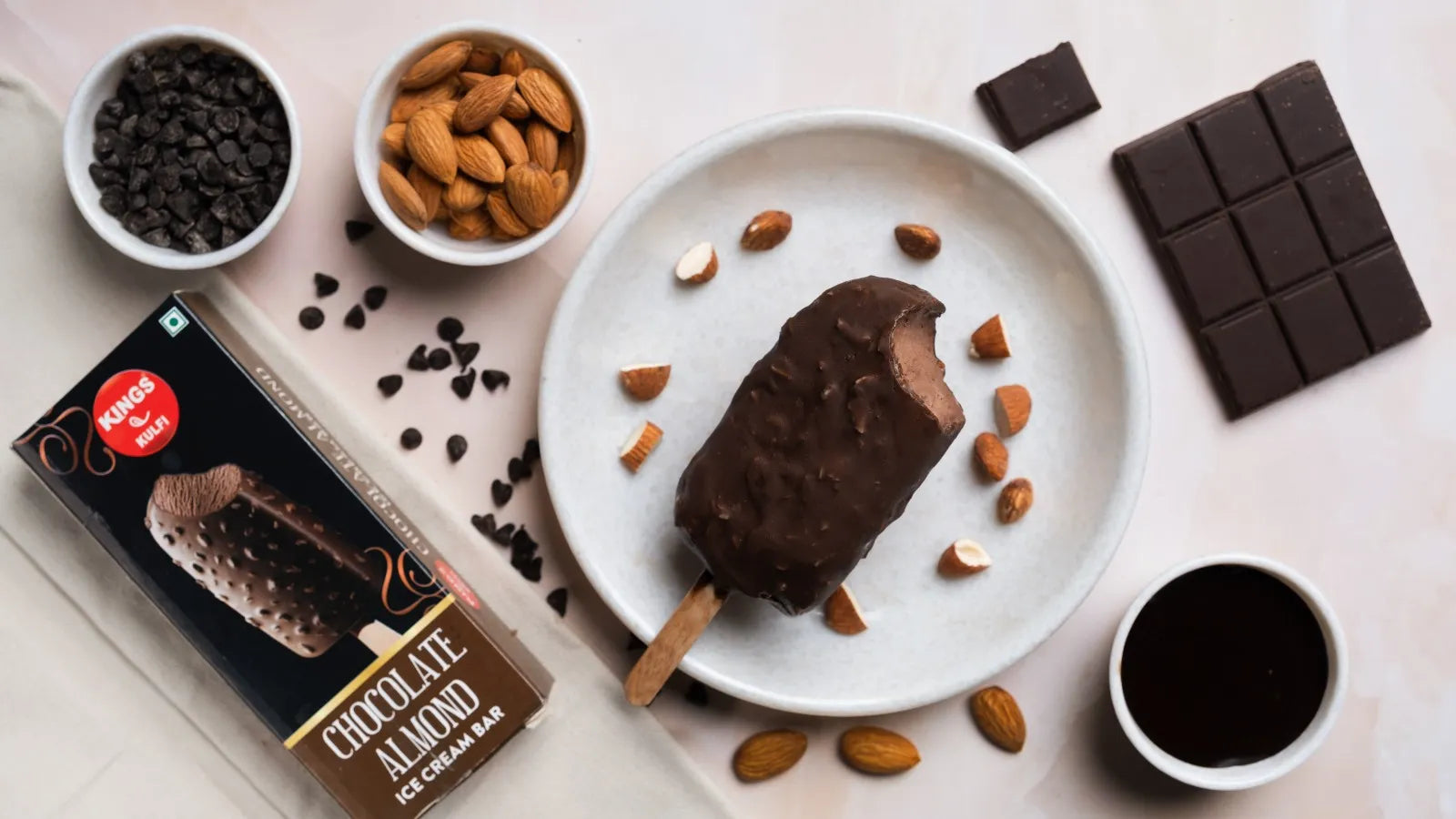 Icecream Bar Chocolate Almond