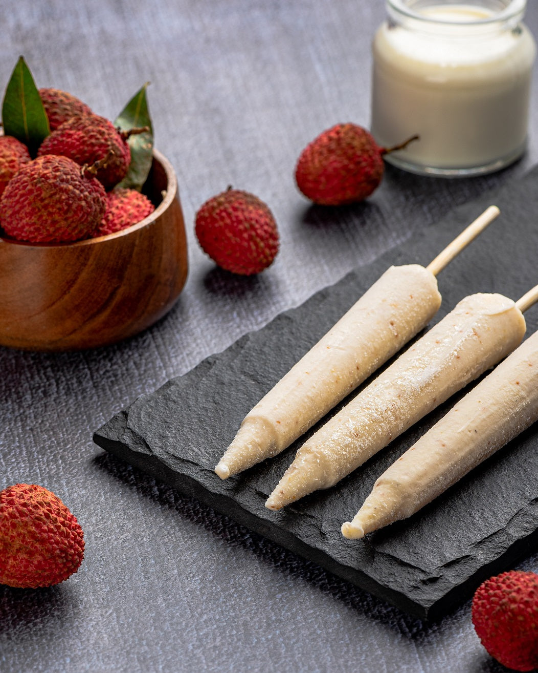 Lychee Kulfi Stick
